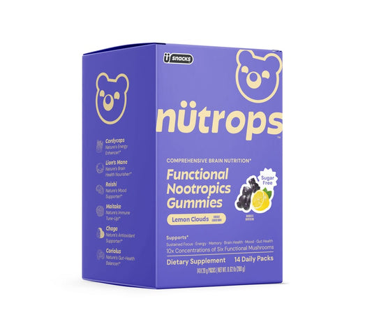 Grüns Nütrops Adult Sugar-Free Functional Nootropics Gummies, 14 Servings