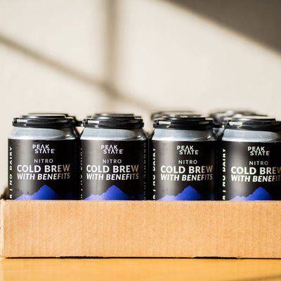 Peak State – Cold Brew with Benefits Nitro Mushroom Coffee – 1 Can