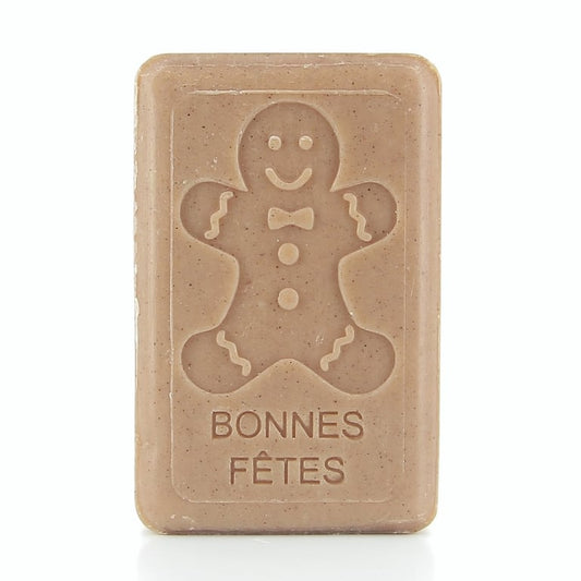 La Savonnette Marseillaise Shea Butter Soap — Gingerbread man — 125 g