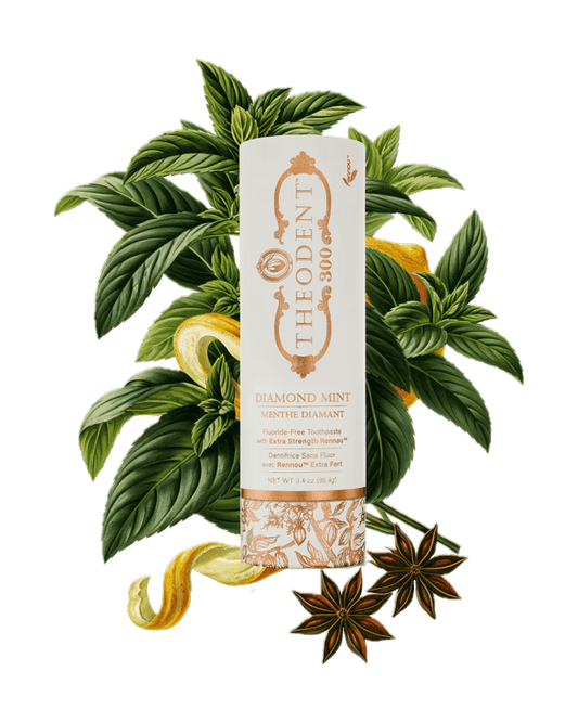 Theodent 300 Diamond Mint Fluoride-Free Toothpaste, 3.4 oz