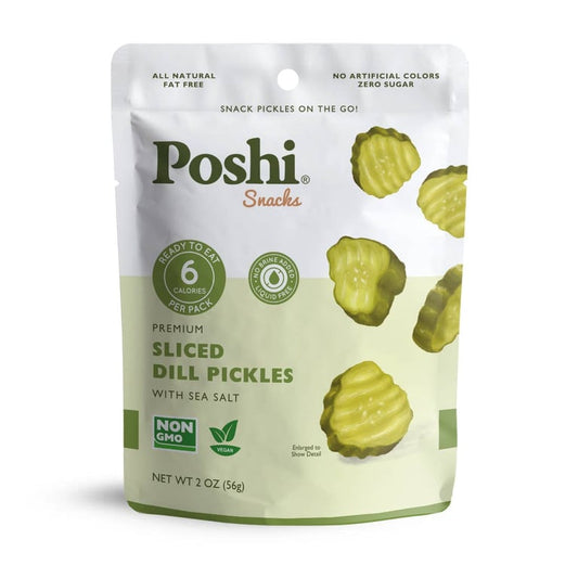 POSHI Sliced Dill Pickles — 2 oz