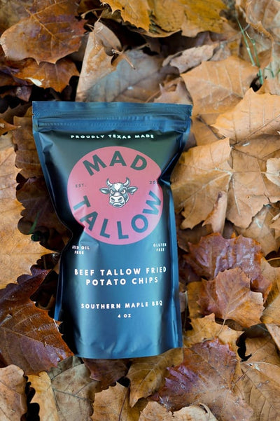 Mad Tallow Texas Pit Master BBQ Beef Tallow Potato Chips, 4 oz