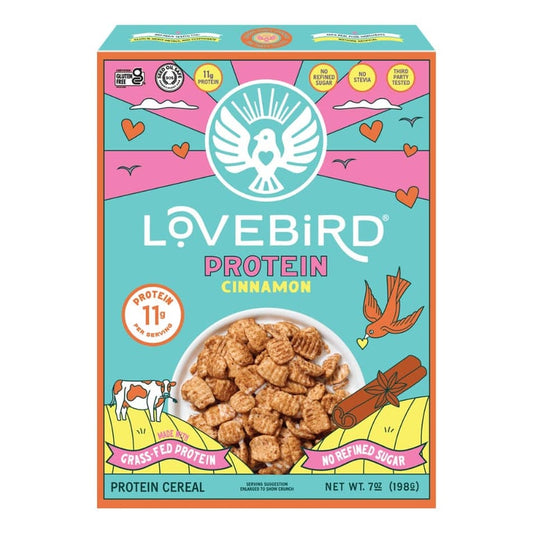 Lovebird – Cinnamon Protein Cereal – 7 oz (198 g)