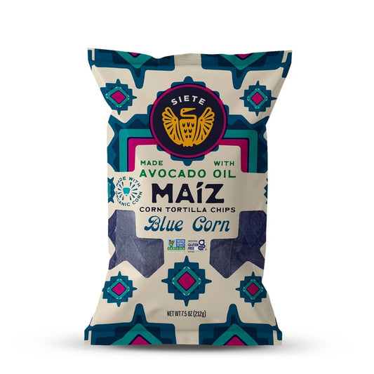Siete Foods Maíz Blue Corn Tortilla Chips — 7.5 oz