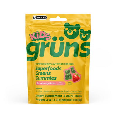 Grüns Kids Superfood Greens Gummies, 3 Servings