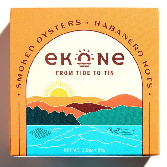 Ekone – Habanero Smoked Oysters – 3 oz (85 g)