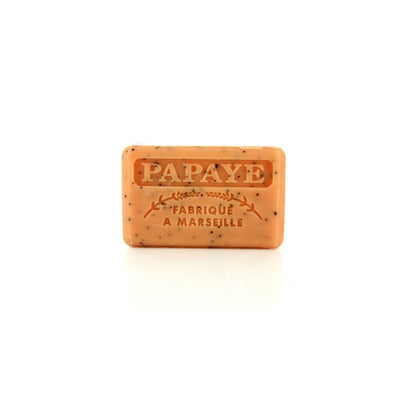 La Savonnette Marseillaise Shea Butter Soap — Papaya — 125 g