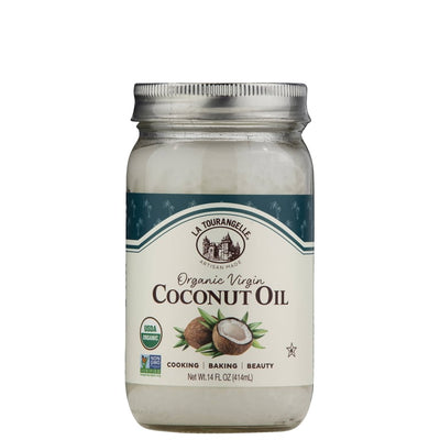 La Tourangelle Organic Virgin Unrefined Coconut Oil – 14 fl oz