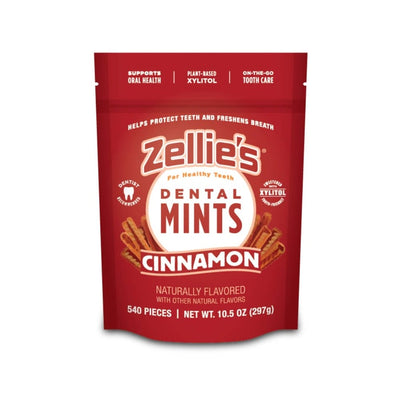Zellie's Xylitol Dental Mints — Cinnamon, 540-Count Pouch