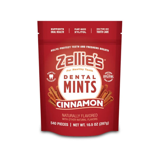 Zellie's Xylitol Dental Mints — Cinnamon, 540-Count Pouch