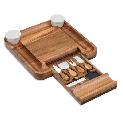 Smirly – Acacia Charcuterie Board Set – 1 Drawer