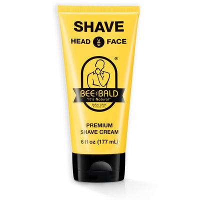 Bee Bald Shave Premium Shave Cream — 6 fl oz