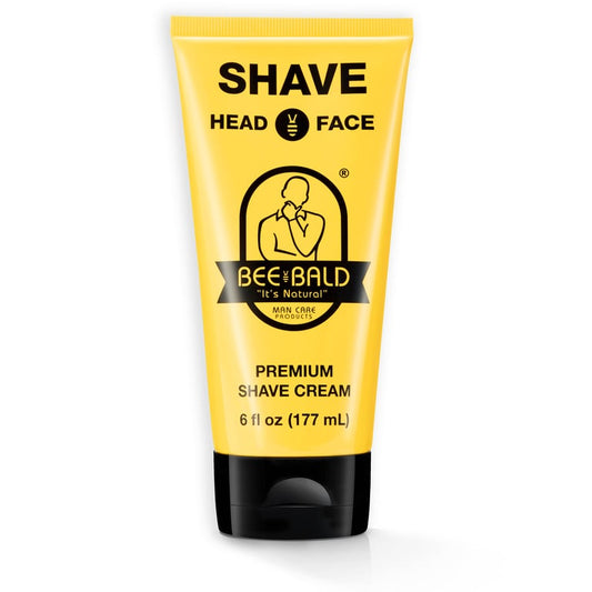 Bee Bald Shave Premium Shave Cream — 6 fl oz