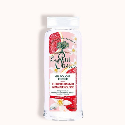 Le Petit Olivier – Energy Shower Gel – Orange Blossom & Grapefruit – 400 mL
