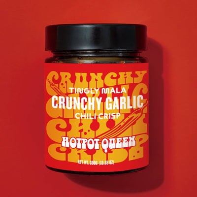 Hotpot Queen Crunchy Garlic Chili Crisp, 10.58 oz
