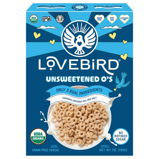 Lovebird – Unsweetened Organic Grain-Free Cereal – 7 oz (198 g)