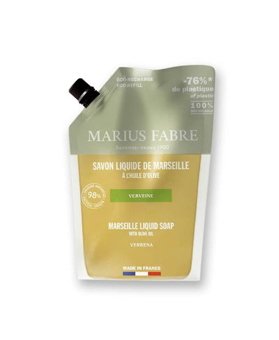 Marius Fabre – Verbena Marseille Liquid Soap – 1 L Eco-Refill