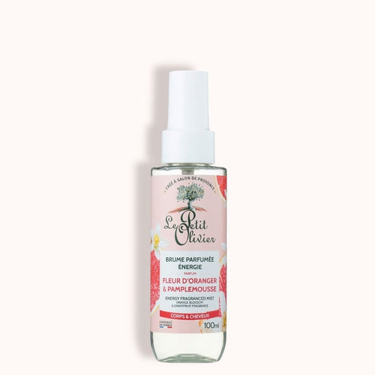 Le Petit Olivier – Energy Body & Hair Fragrance Mist – Orange Blossom & Grapefruit – 100 mL