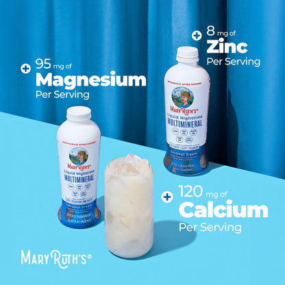 MaryRuth’s Liquid Nighttime Multimineral (Coconut) — Coconut, 32 fl oz — product information