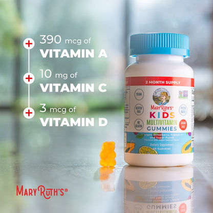 MaryRuth’s Kids Multivitamin Gummies — 60 Gummies — ingredients