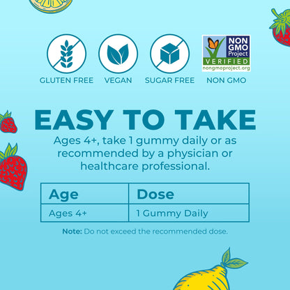 MaryRuth’s Kids Multivitamin Gummies — 60 Gummies — product information