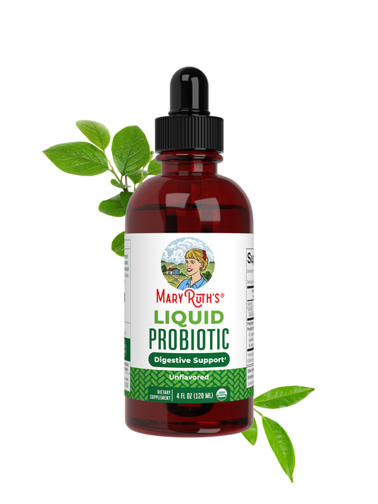 MaryRuth’s Organic Liquid Probiotic — Unflavored, 4 fl oz — packaging