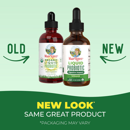 MaryRuth’s Organic Liquid Probiotic — Unflavored, 4 fl oz — product information