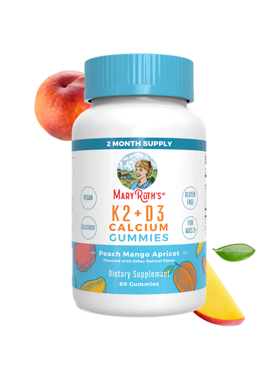 MaryRuth’s K2 + D3 Calcium Gummies — 60 Gummies