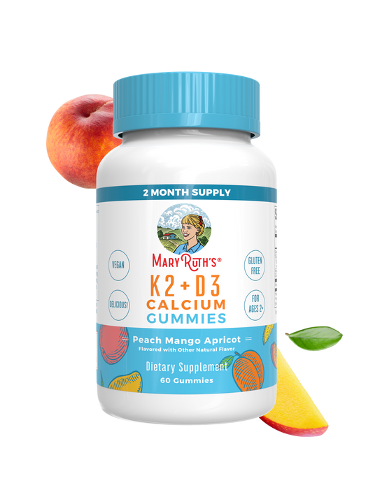 MaryRuth’s K2 + D3 Calcium Gummies — 60 Gummies — packaging