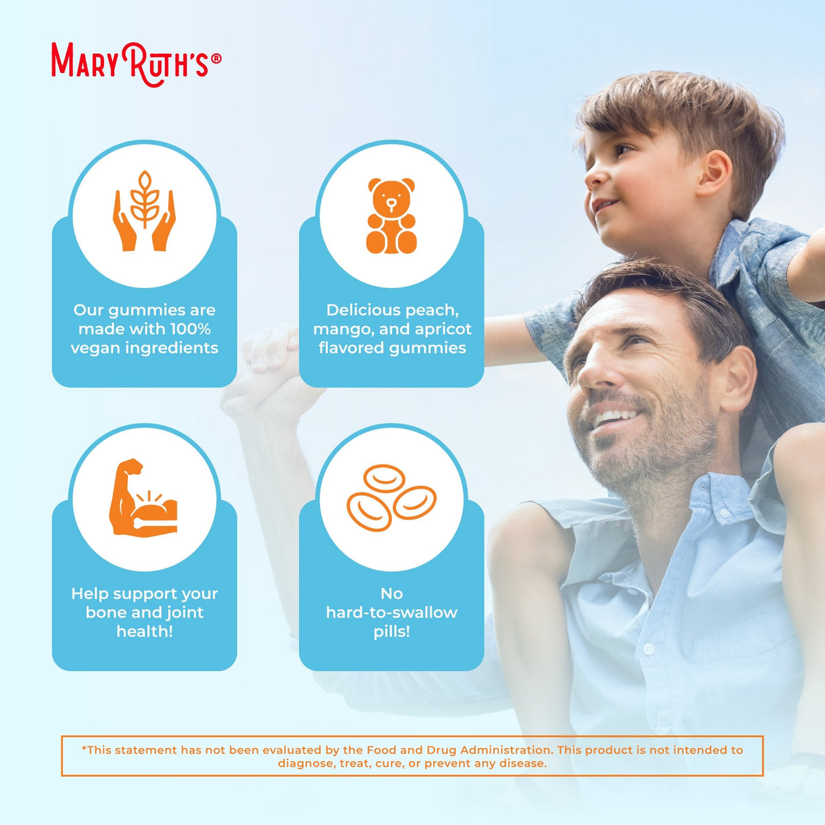 MaryRuth’s K2 + D3 Calcium Gummies — 60 Gummies — product information