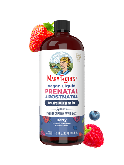 MaryRuth’s Prenatal & Postnatal Liquid Multivitamin — Berry, 32 fl oz