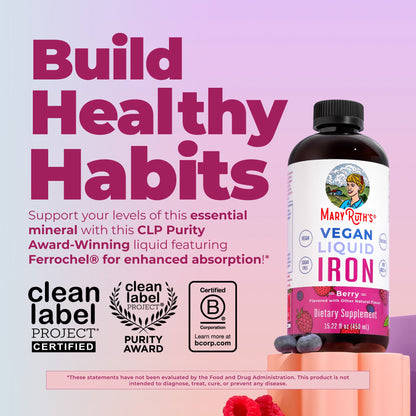 MaryRuth’s Liquid Iron — Berry, 15 fl oz — product information
