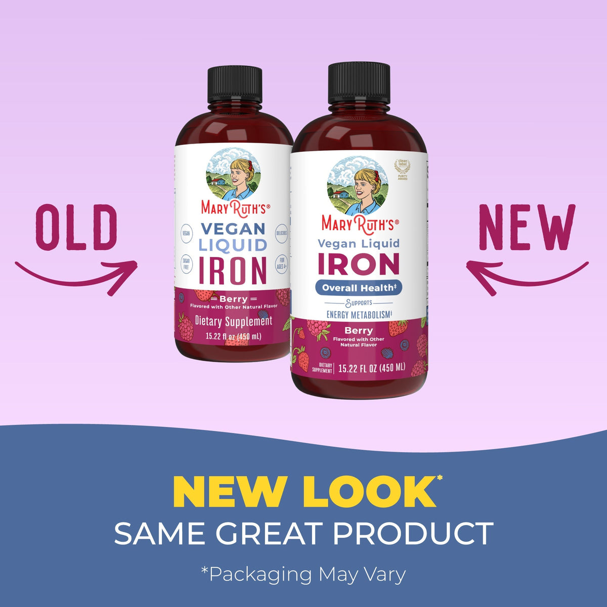 MaryRuth’s Liquid Iron — Berry, 15 fl oz — product information