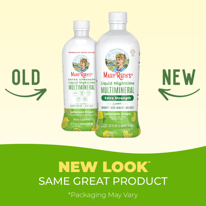 MaryRuth’s Extra Strength Nighttime Multimineral — Lemonade Dream, 32 fl oz — product information