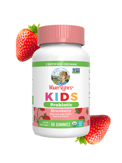 MaryRuth’s Organic Kids Probiotic Gummies — Strawberry, 60 Gummies
